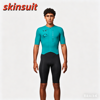 AliExpress NONE Men's Cycling Skinsuit Triathlon Speedsuit Trisuit Short Sleeve Speedsuit Maillot Ciclismo Running Clothing Colorful Apparel