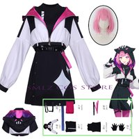 Punk Night Otori Emu Cosplay Anime PJSK 4 New Otori Emu Costumes Sexy Uniform Coat Suit Wig Halloween Party Outfits for Women