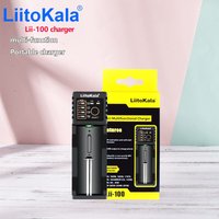 LiitoKala Lii-100B Lii-100 18650 Battery Charger For 26650 16340 RCR123 14500 LiFePO4 1.2V Ni-MH Ni-Cd Smart Charger image 4