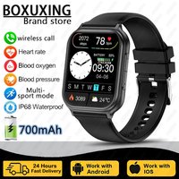 2026 New 700mAh Smart Watch Men Women 24-hour Health Monitor 100+Sports Fitness Waterproof Watches Bluetooth Call Smartwatch Man