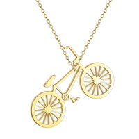 AliExpress Kinitial Stainless Steel Bicycle Pendant Necklace Bike Necklace Bicycle Gift Cyclist Pendant Cycling Jewelry Sports Lover Gift