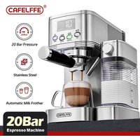 Cafelffe Fully Automatic Espresso Machines Automatic Milk Froth Ground Coffee Stainless Steels Cappuccino maker Cafeteria 20Bar