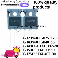5-10PCS FGH20N60 FGH25T120 FGH40N60 FGH40T65 FGH40T120 FGH506S2D FGH50T65 FGH60N60 FGH75T65 SMD SFD SHD UPD SHDT MQDT