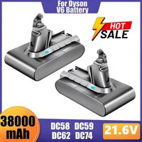100% Original 21.6V 38000mAh Li-ion Battery for Dyson V6 DC58 DC59 DC62 DC74 SV09 SV07 SV03 965874-02 Vacuum Cleaner Battery L30