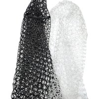 Hand Net Head Depth:55/65cm Diameter:48cm Landing Net PVC Material Outdoor Fishing accessories Black Without Ring