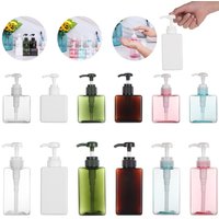 650ml Square Clear Bottle Liquid Soap Whipped Mousse Points Bottling Shampoo Lotion Shower Gel Pump Bottlesnding Soap Dispenser