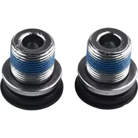 2PCS/Set Bicycle Screw Waterproof Crank Bolt M15 For ISIS Axle For Bosch ForBrose Bike Bottom Bracket Axle Accessories Parts