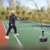 Hanging Badminton Trainer Single Player Return Line Badminton Practice Equipment Children with Line Fitness Sports Equipment