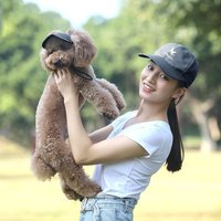 High-quality Ear Holes Pet Baseball Hat Adjustable Cat Dog Pet Sun Cap Outdoor Pet Casquette
