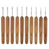 0.75MM-3MM Needle Size 10 Pieces Per Package Crochet Hooks Set for Hair Braiding Dreadlocks Hair Crocheting