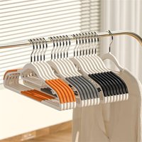 Non-slip Plastic Clothes Hangers Household Multifunctional Wet Dry Suitable for Hanging Clothes Bedroom Rack Organizers Storage