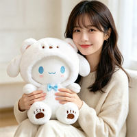 Dressable Sanrio Character Plush Toys: Kuromi, My Melody, Cinnamoroll, Pochacco Stuffed Dolls. Cute Decorations for Children’s R