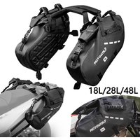 Motorroller-Satteltasche Wasserdicht 18L 28L 48L Motorrad-Seitentasche Gepäckträgertasche Motorzubehör Aufbewahrungstasche 2 Stück