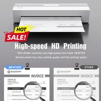 Professional 8 Inch Durable No Ink Mini A4 Portable Printer Wireless Mobile Thermal Printer Mini A4 Inkless Printer High Quality