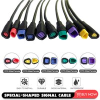 Ebike Shaped Connector 2/3/4/5/6 Pin Male Female Cable Waterproof Connector Signal Line Julet Connector Ebike Parts