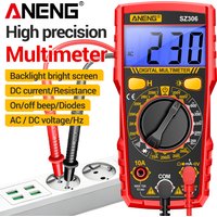 ANENG SZ306 Digital Multimeter Professional 1999 Counts AC DC Voltage Current Resistance Tester Diode Buzzer Electrician Tools