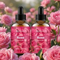 60ml ROSE ESSENTIAL OIL is a has deep nourishing moisturizing effects, making it suitable for massage, skin care, and hydration.