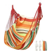 Outdoor Camping Hanging Rope Swing Seat Portable Outdoor Garden Courtyard Hanging Hammock Chair Outdoor Camping Leisure Chair