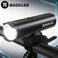 AliExpress BUCKLOS Aluminum Alloy Bike Headlight 4500mAh Rechargeable Bicycle Front Light IP66 Waterproof 1200LM 1500LM Bike Front Lamp