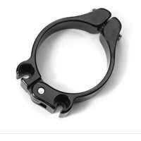 AliExpress NONE Aluminium brake front derailleur double hole cable stopper cable guide seat for 28.6/31.8/34.9 round tube frame