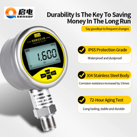 0.1bar/1bar/10bar Pressure Meter LCD Display Pressure Gauge -100kpa -0.1-0.06Mpa Pressure Manometer