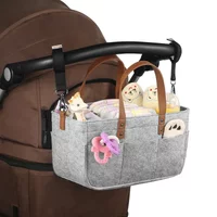 Baby Filz Lagerung Kindergarten Organizer Korb Säugling Windel Tasche mit Griff Caddy Ändern Windel Kinder Lagerung Träger Große Tasche