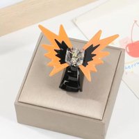 Korean Acrylic Splicing Butterfly Hair Claw for Girls Elegant Contrast Color Hair Clip Women Hair Accessories