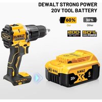 Lithium Battery DCB200 20V Rechargeable Brushless Compact Electric Screwdriver Hand Drill DCD805 Impact Drill