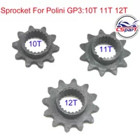 10 11 12 Tooth 10T 11T 12T 25H Front Sprocket For Polini GP3 39CC Water Cooled Mini Moto Pocket Bike Parts