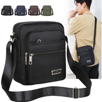 Men High Quality Nylon Shoulder Bag Casual Crossbody Bag Large Capacity Messenger Bag Business Travel Handbag