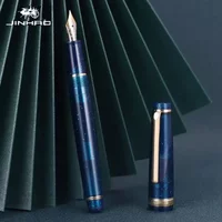 Jinhao 82 Fountain Pen Luxury Acrylic Ink Pen Spin EF F M Nib Elegante Business Office School Supplies Writing Pen Stationery