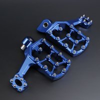 CNC Aluminum Extender Wide Fat Footrest Footpeg Foot Pegs Pedal For Yamaha YZ65 YZ85 YZ125 YZ250 YZ250F YZ450F WR250F WR450F