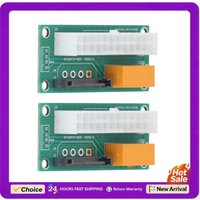 Dual Power Supply Sync Starter SATA Female Interface for BTC Miner PC 24 Pin Male Header Dual Power Connector Dual PSU Adapter
