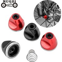 MUQZI Bicycle Quick Release Lever Nut M5 Screw Non-Slip Nut Mountain Bike Quick Release Shaft Nut For Fixed Gear Road Bike