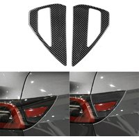 For Tesla Model Y 2020+ Model 3 2017-2022 Real Carbon Fiber Charging Port Panel Trim Cover Car Retrofitting Accessories Sticker