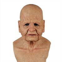 Hot Sale for Woman Mask, Realistic Headgear Decoration Old Man Mask, Halloween Latex Mask Halloween Party Props