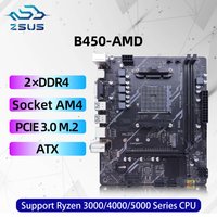ZSUS B450M-AMD Motherboard AMD support DDR4 desktop RAM AM4 CPU slot NVME NGFF M.2 USB 3.0 VGA dual channel for Ryzen5