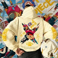 New ONE PIECE Men's Hoodie Sweater Tony Tony Chopper Anime Summer Autumn New Boys Children's Long Sleeve Parent-Child Wear