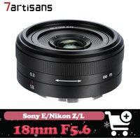 7artisans Cookies Lens Full Frame 18mm F5.6 Manual Focus Humanities Photographyf for Sony E Nikon Z Panasonic L-mount