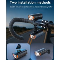 AliExpress KING KONG X6pro LED Bicycle Light cut-off line USB Rechargeable Front Bike Light, with Mounting Bracket, 5000 Lithium Battery,