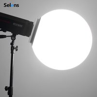 Selens 30/40/50cm Bowens-Mount Softbox Diffuser Photography Lampshade Spherical Soft Light Ball for Studio High-Power Flash
