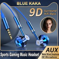 2023 neue TWS 9D Stereo Kopfhörer Gamer Headset In-ear Wired Kopfhörer HiFi Bass Draht Kopfhörer Ohrhörer Telefon Headsets mit Mikrofon