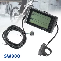 AliExpress NONE electric bicycle SW900 LCD Control Panel Accurate Battery Charge Reflection Riding Speed and Temperature Display SW900 parts