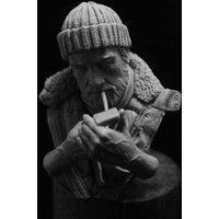 Resin soldier 1/10 ANCIENT SOLDIER Flash In The Night BUST Model Unassambled Unpainted Figure Building Kit