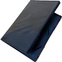 NEW! 1Pcs Black High Quality DVD Box Empty CD Case PP Plastic CD Case CD Case Capacity 1-2 Discs