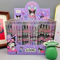 High appearance Sanrio Kuluminipacha dog metal hook press neutral pen ordinary black neutral pen full bullet head pen core 0.5mm