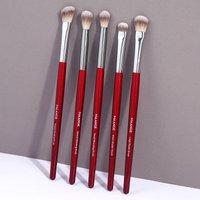 Eye Shadow Makeup Brush Set 5pcs Concealer Brush Eye Cosmetic Soft Bristles Brush Portable Beauty Makeup Tools for Beginner