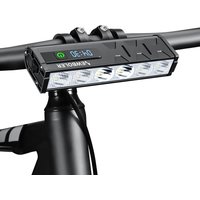 AliExpress NEWBOLER 5000mAh Bicycle Light 6LED Front Double Bracket Power Bank MTB Mountain Bicycle Lamp Bike Headlight Cycling Accessorie