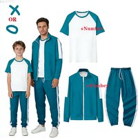 Games Player Seong Gi-hun Cosplay Costume Kids 456 333 230 Customize Digital Calamari Disguise Halloween Calamari Clothes Boys