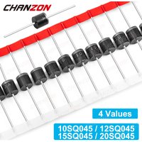 4 Values 10SQ045 12SQ045 15SQ045 20SQ045 Schottky Barrier Diode R-6 10A 12A 15A 20A 45V Axial for Solar Energy
